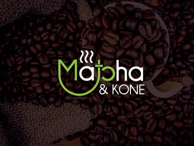 organic coffee Logo clean coffee creative green logo organic