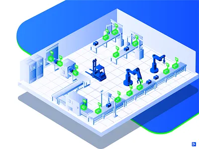 Industry adobe ai annotation art cars datalabeling design dribbble graphicdesign illustration illustrator industry isometric playment robotics sketch vector vector artwork web