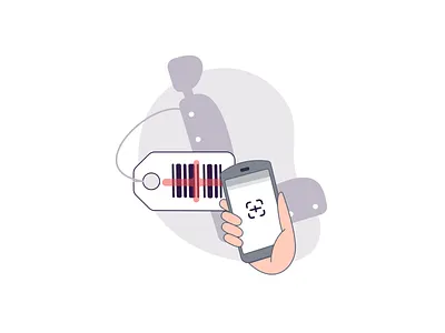 MDE Illustration - Article Scan car seat mobile device