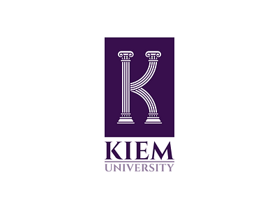 Daily Logo Challenge: Day 38 | University Logo dailylogo dailylogochallenge design kiem logo pillar university vector