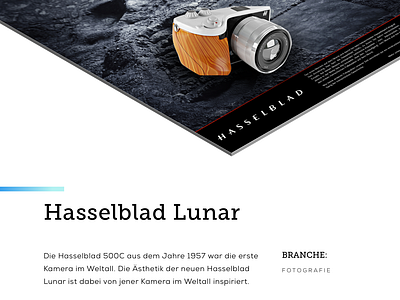 Website Portfolio augmented reality development hasselblad lunar photo app qualcomm skd vuforia