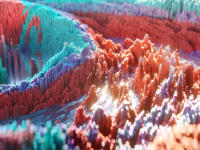 Scatter 3d cinema4d everyday everyday art everydays logo octane render scatter