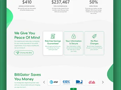 Billgator UI Shot #2 design ui ui ux design ux web ui design