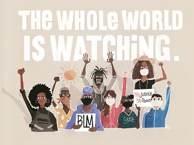 BLACK LIVES MATTER 1312 acab blm character character design illustration protest