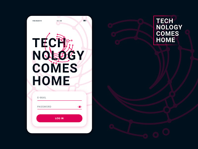 TNCH brand branding clean design interface logo typography ui ux website