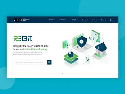 Banner- Cybersecurity Platform banking banner design cybersecurity illustration ui uxui design visual design