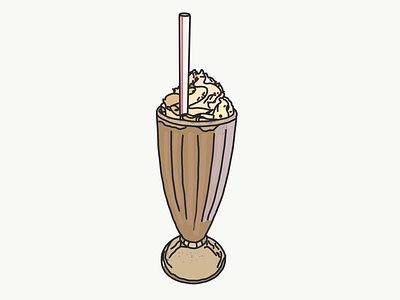 From the Soda Jerk chocolate heavy cream ice cream milk shake milkshake old fashioned soda soda shop straw whipped cream