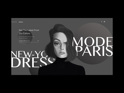 Fashion Paris Store conception design fashion illustration art mode model store store design ux ux design