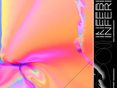 Day 104 baugasm daily poster gradient graphic design iridescent poster