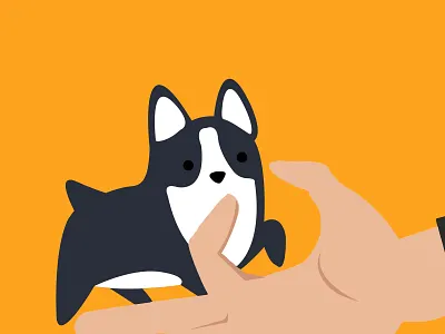Say Hi to Doggo illustration vector