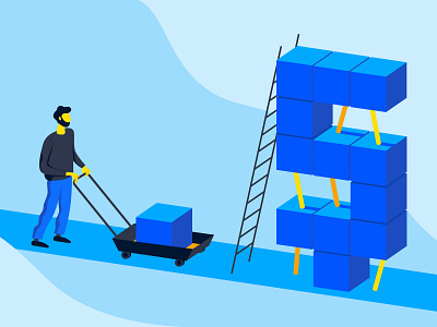 Beginner's guide to investing in stocks illustration vector