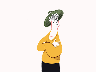 Nice hat, bud. art design digital art illo illustration ipad pro person procreate