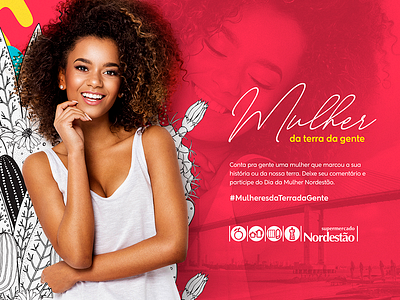 Mulher da Terra da Gente branding clean design logo photoshop typography