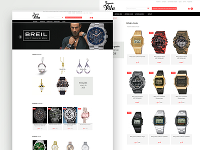 Presentacion Tienda online Joyeria Vila design designer developer diseño web freelance html 5 html css interface páginas web responsive design tiendas online ui user interface ux web web design web design agency web design company web developer website