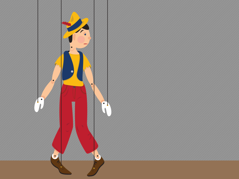 Pinocchio! animated animation 2d bird gif gif animation illustration pinnochio vector