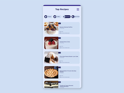 Daily Ui Challenge 019 - Leaderboard app challenge daily daily ui dailyui day19 design leaderboard recipes top recipes ui