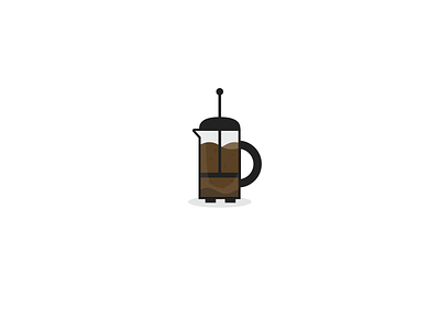 30-minute Design Challenge: Favorite Drink coffee design challenge french press illustration