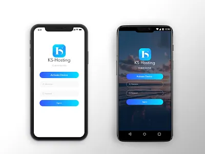 Login Screen (KS hosting TV app) adobe xd android android app app app concept brandongroce ios login login app tv tv app ui uidesign ux