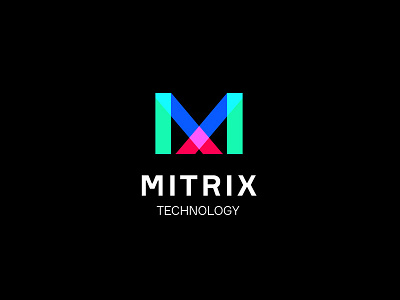 Mitrix Logo #1 2d branding logo logotype