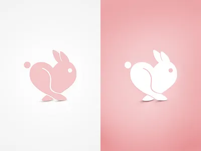 Symbol from logo for sexologist ai design graphic design heart illustartor logo logo design rabbit symbol