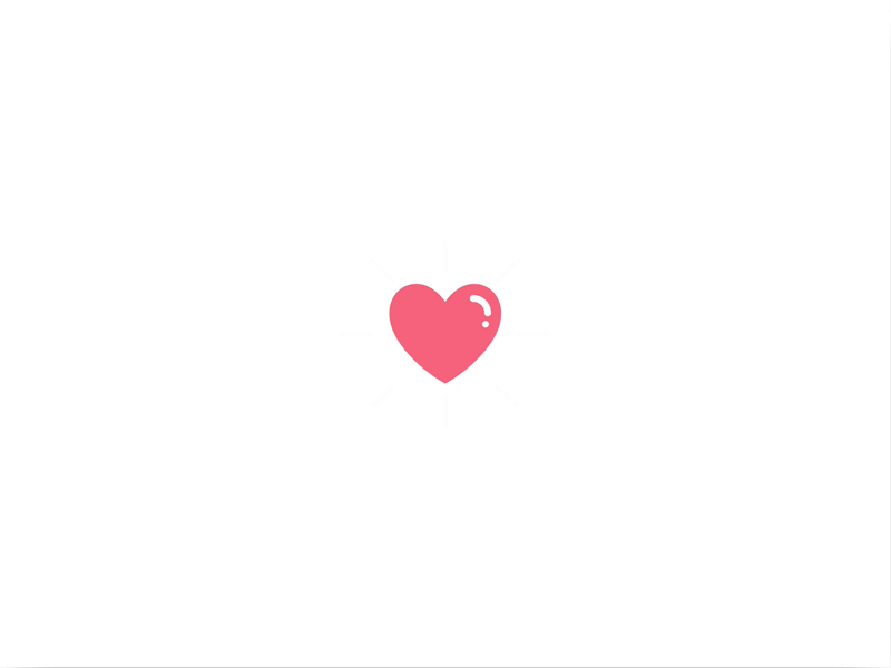 Heart Animation animation burst heart made with invision microanimation
