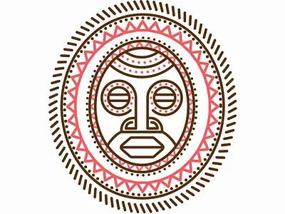 African Mask african african mask branding concept doodle face icons illustration logo tribal vector vector artwork