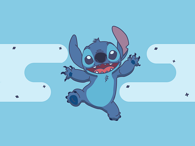Aloha 30 day challenge 30days adobe adobe illustration adobe illustrator aloha art design digital disney disney art disney world figma figmadesign illustration illustration art illustration challenge line art stitch vector