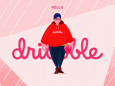 Hello Dribbble! dribbble first shot 插图 设计