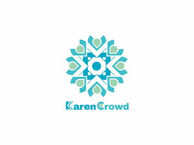 KarenCrowd creative creative logo crowd crowd logo design illustration logo minimal logo vector