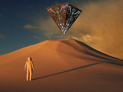 Inverted pyramid c4d