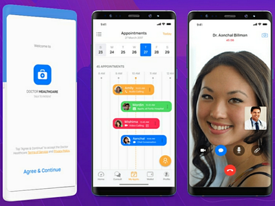 Doctor app booking appointment doctor medical app medicine app patient app