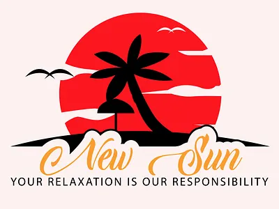 The New Sun Logo | Minimal Logo ai art branding clean custom logo design eye catching graphic illustration illustrator logo logo design minimal logo professional logo. modern logo vector