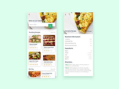 Recipe #dailyu challenge 40 app design daily ui graphic design ui ux