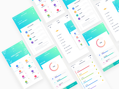 Quiz app V1.2 android app application branding concept design element flat freelance interaction interface ios iphone minimalist mobile ui design ui ui design user ux