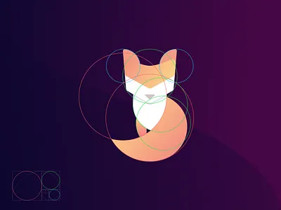 Foxy Finance App Icon app expenses finance fox ios iphone logo money purple share splash split ui