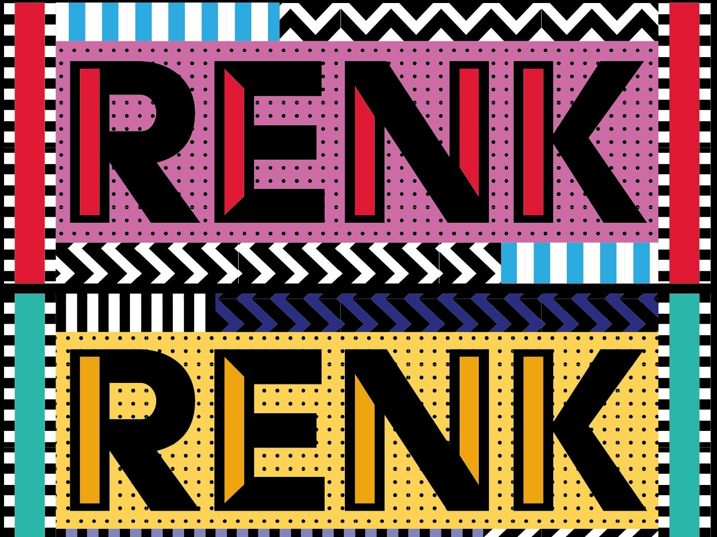 Example of Renk Renk Poster Design Process