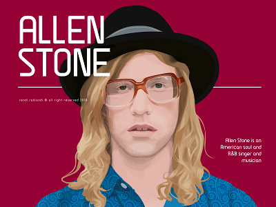 Allen Stone graphic illustration vector vector art vexel vexel art