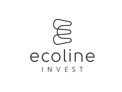 LOGO ECOLINE II brand branding creative design dynamic eco ecology fresh invest letter letter e line art logo logo design modern symbol typography vector
