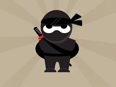 Ninja character illustration adobe illustrator character graphic art illustration mascot ninja samurai vector