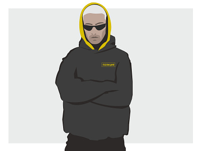 Your POLICE boy branding coloful design fashion fashion illustration illustration logo style vector