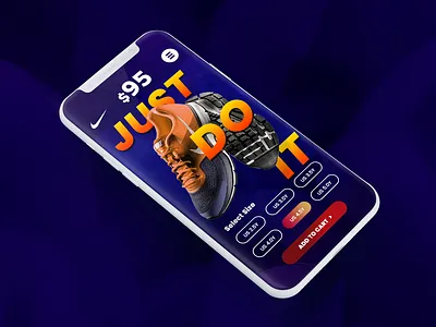 Nike Product View Concept adobe photoshop app app concept app development app ui app ux colorful cool interface creative e commerce app nike nike running product view ui