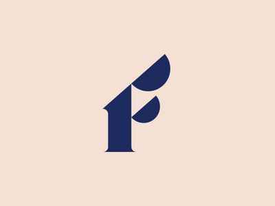 "F" for Fold f fold folded folded paper letter logo logotype monogram