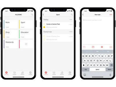 To do list app day planner design ios to do list ui ux