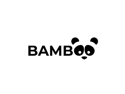 PANDA logo for #dailylogochallenge variant 2 animal brand branding dailylogochallenge design graphic design illustration logo logo design logotype minimal panda vector