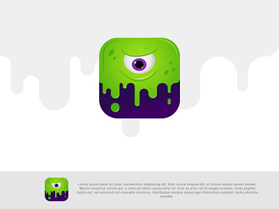 Angry Monster App Icon animation app brand identity branding colorful design dribbbble graphic graphic art icon illustration logo photoshop ui ux vector