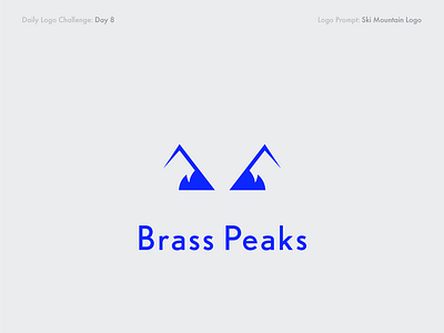 Brass Peaks 50dailylogochallenge branding brass challenge dailylogo dailylogochallenge design graphic design illustration logo logo a day mountain mountains peaks simple simple design ski skiing smart vector