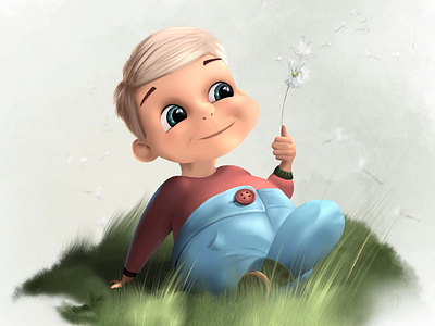 Harry character design design digital art digital design illustration isedal procreate procreate art visual design