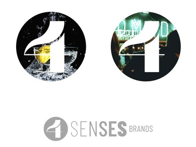 4 senses brands branding design logo logo design