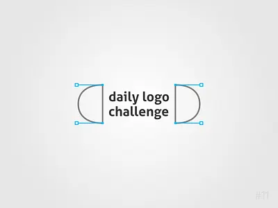 11/50 Daily Logo Challenge | Daily Logo Challenge Logo affinity brand branding curves dailylogochallange design geometric handles icon logo nodes path vector