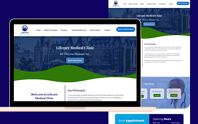 🏥 Lifecare Medical Clinic – Where Healthcare Meets Compassion! branding graphic design mobile responsiveness user friendly web design wordpress